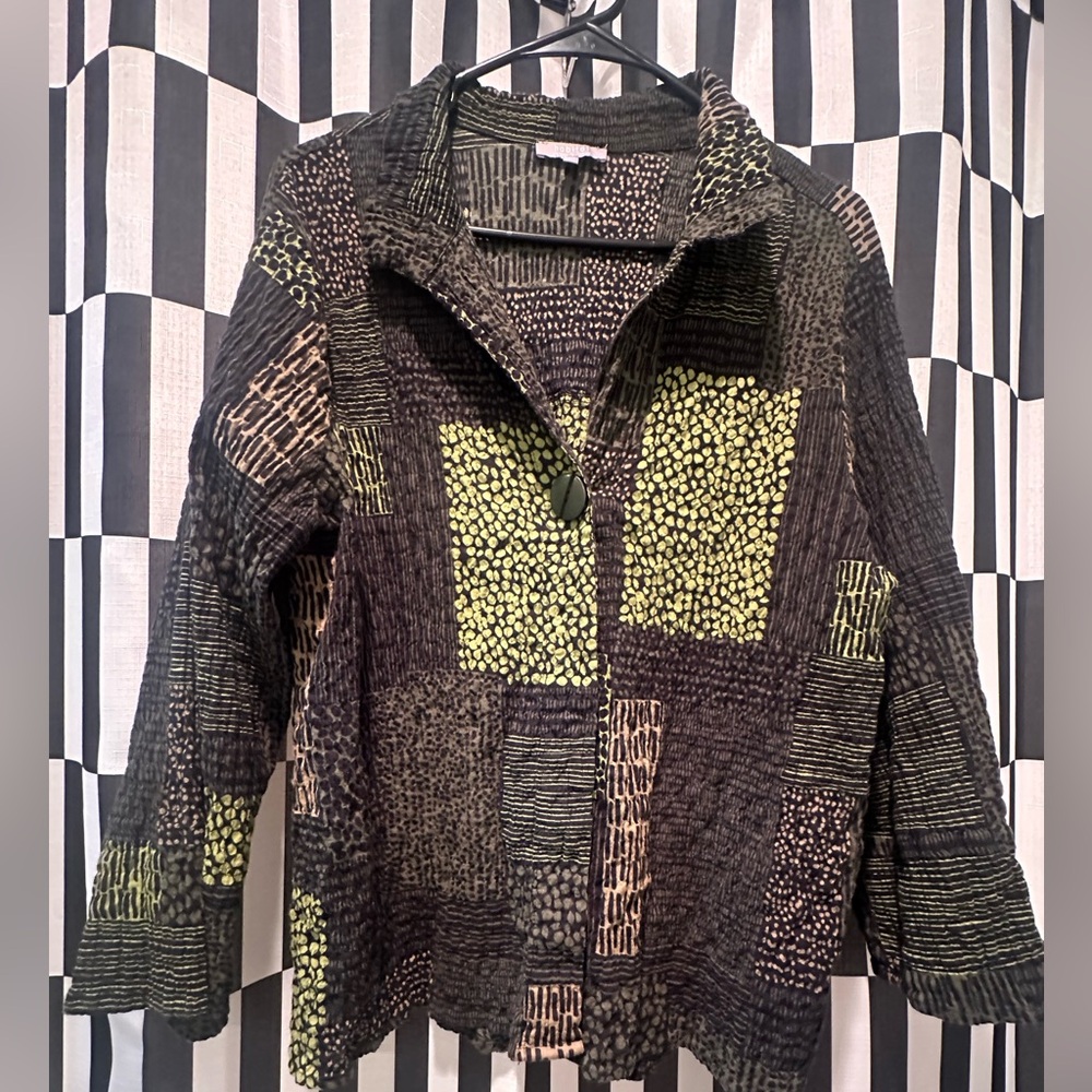 Habitat Patchwork Patterned Women's blouse - image 1